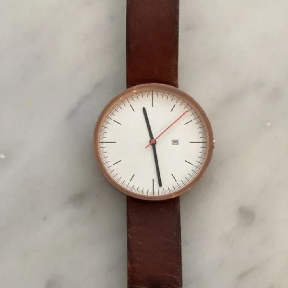 Uniform Wears Watch with Date